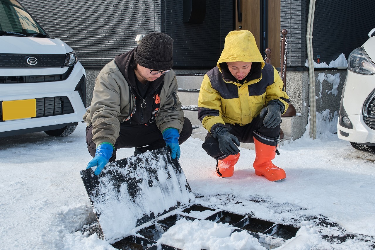 地下水融雪槽 地下水